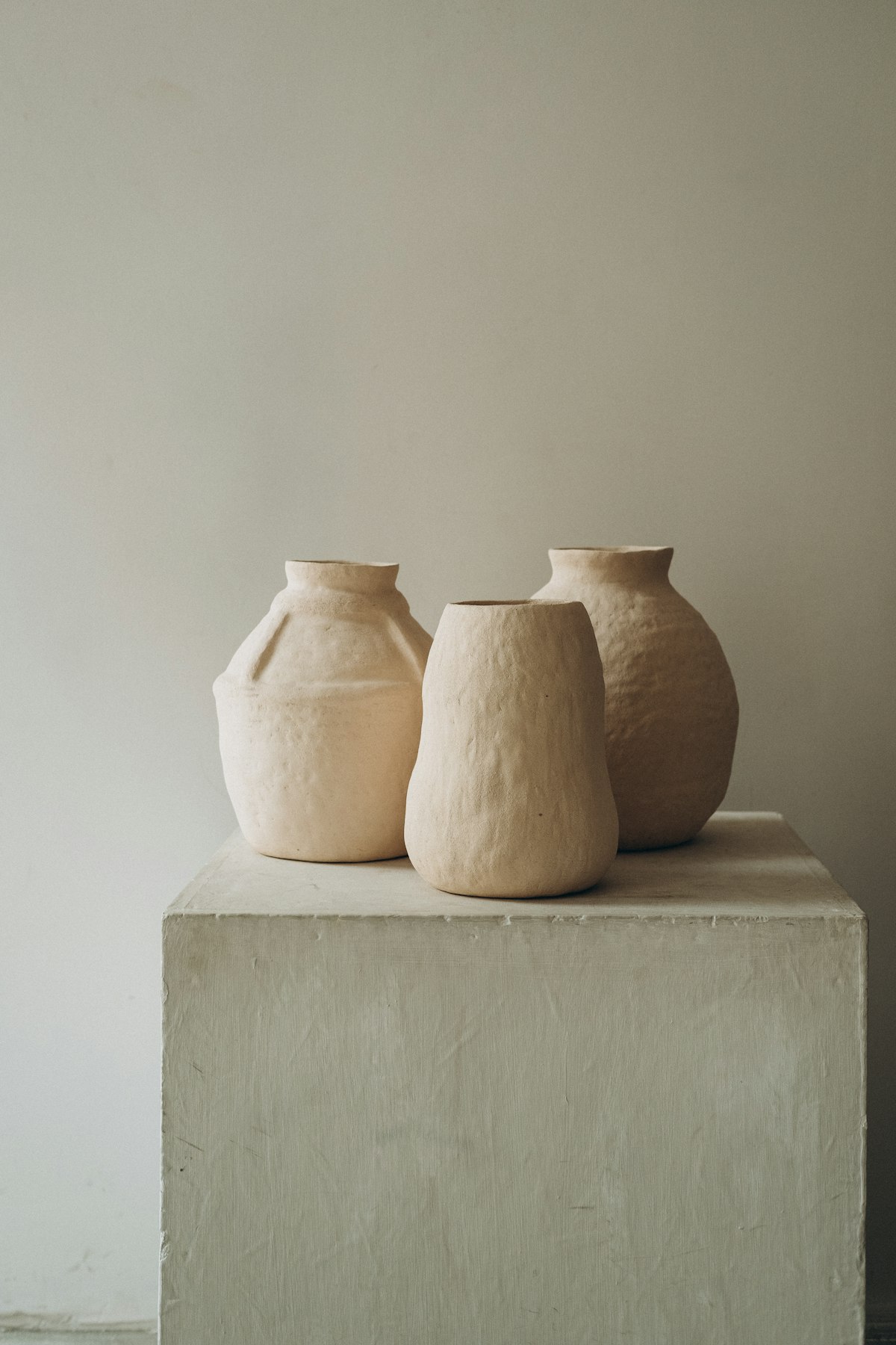 Set 3 vasi in terracotta
